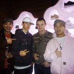 나이키 뉴욕 행사에서 만난 션, <b>루니</b>, 다이나믹듀오