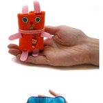 손가락<b>인형</b> 펼치면 턱받이로 변해요~^^*