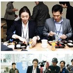 최지우 팬클럽이 준 도시락 100<b>인분</b> 먹는 현장,,