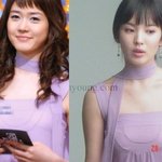 성유리와 송혜교~같은옷이닷 <b>둘</b><b>다</b> 넘이뽀