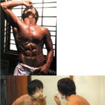 충격! 지금은 몸짱인 배용준! 과거 <b>물컹</b>몸매 공개!