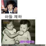 아들과 완전 똑같아 ㅋㅋ <b>김명민</b> 어린시절 사진!