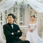 박해일 웨딩사진, <b>웬만</b>한 화보보다 색감좋아