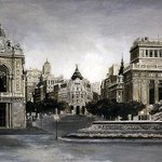 <b>회화</b>로 그려진 madrid