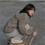 <b>썰매</b> 타는 깜찍한 이하나 직찍