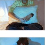 <b>구멍</b>난 배게 어디에 쓰나 했더니..ㅋㅋ