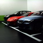 모형자동차로 꾸민 지하 주차장..디테일 예술