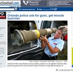 불법 무기자진신고에 들고 나온 <b>미사일</b> 발사기..