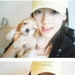 강아지와 <b>샤</b>방셀카 찍은 '소시' 태연이! 콱 깨물어버릴까?