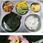 황당한 '<b>셀프</b>김밥' 급식;