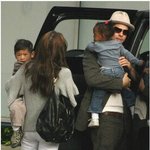 안젤리나 졸리, 브래드 피트 최근 <b>la</b> 파파라치!