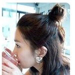 옥주현 싸이에서 본 <b>이진</b>, 사과머리가 쫑긋~