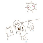 [마우스로 그린 그림일기] <b>빨래</b>