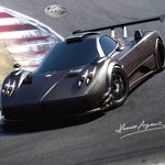 스포츠카 중에 명품 파카니 신차 zonda r