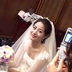 스타커플들의 웨딩드레스