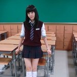 dp된 마네킹 같은 정시아, <b>여사</b>부일체 촬영 중~ 교복컷!