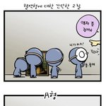 혈액형별 <b>액자</b>거는 모습