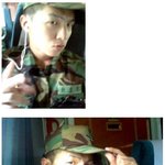 100일 휴가 나온 량현량하! <b>늠름</b>해진 모습의 셀카