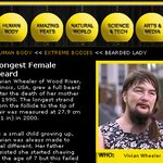 기네스북 - 세계 최고의 턱수염 여성