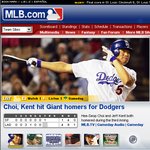 최희섭, 박찬호 <b>mlb</b>공식 사이트 메인 장식!