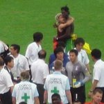 아데바요르와 천수의 <b>훈훈</b>한 사진