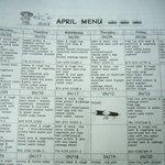 대략 난감한 영어 <b>식단표</b>