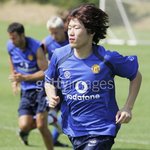 <b>맨유</b>에서 훈련하고 있는 박지성