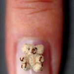 손톱보다 작은 테디 베어 (<b>teddy</b> bear)