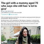 70세 엄마에게 3살 된 딸이?!