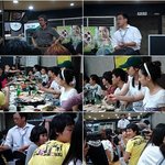 [못말리는 결혼]출연진&amp;<b>스텝</b> 회식자리 직찍ㅎㅎ
