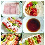 베이컨 <b>야채</b> 꼬치