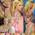 껌으로 그린 <b>미녀</b>