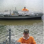 1년여를 투자해서 만든 레고 항공모함, <b>무게</b>만 160kg