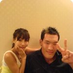 최홍만 <b>이마</b>=황신혜 얼굴 셀카