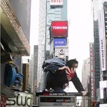 미국 타임스퀘어에서 <b>독도</b>수호 캠페인이 진행중!