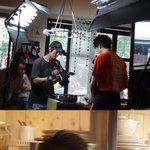 레스토랑갔다가 박수홍 음식방송 촬영하는거 직찍! <b>역쉬</b> 훈남!