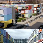 네델란드의 독특한 기숙사 건물