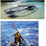 <b>물속</b>을 볼수 있는 투명한 카누