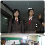 교복의 1<b>인자</b> 고아라의 완벽한 자태