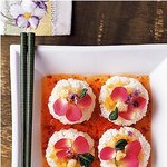 상큼한 꽃 요리