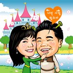 마빡이 정종철님과 와잎흐 황규림님 <b>캐리</b>커쳐