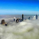 세계에서 제일 높은 빌딩 burj dubai <b>에서</b> 본 두바이의 모습