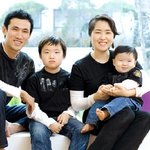 둘째 아들 돌 <b>기념</b>, 유오성 가족 사진