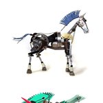 전자제품 부속으로 만든 동물<b>모형</b>! 예술!