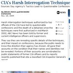 cia의 무자비한 고문수법 공개