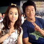 <b>소희</b>와 수줍게 사진찍는 사재혁선수ㅋ 좋은가봐~