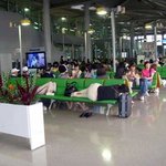 피곤해서 잠깐 졸고 있는 김여사