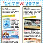 할인쿠폰 vs <b>경품</b>쿠폰