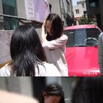 자기 회사 앞에서 싸인해주는 원더걸스 <b>선미</b> 직찍!!