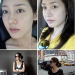 뉴욕에서 쌩얼로 셀카 찍은 성유리~
